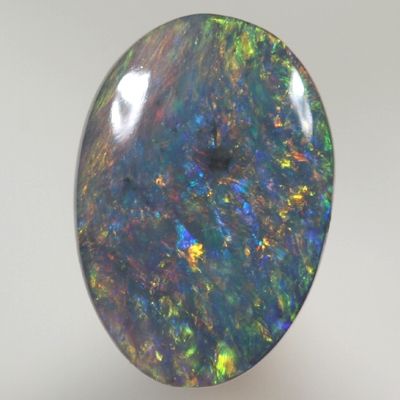 SOLID SEMI BLACK OPAL  Bright sparkling Floral Harlequin pattern